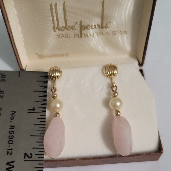 Vintage Majorca Hobe' Pearls clip earrings.  🇪🇸 - Picture 11 of 14